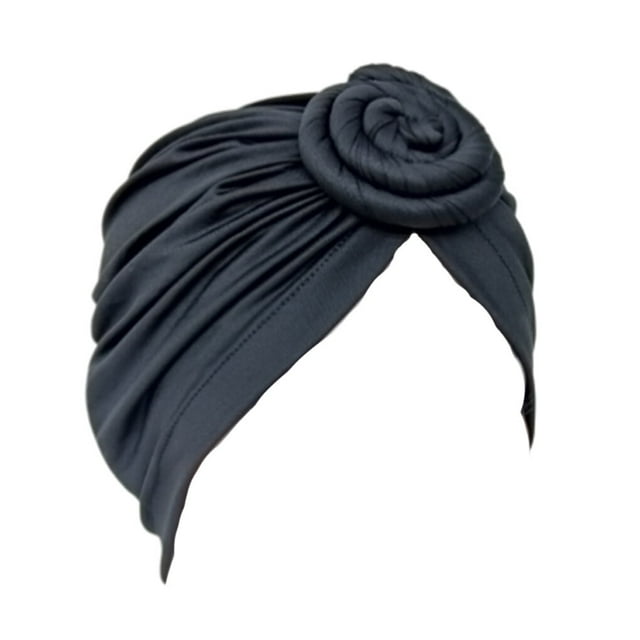 Turbante africano Jygee, ingenioso, preatado, elegante, de alta elasticidad, para la cabeza, para mujer, color verde