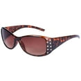 thumbnail image 3 of 2 Pair of Womens Designer Bifocal Sunglasses with Rhinestones - Tortoise/Tortoise - 2.50, 3 of 5