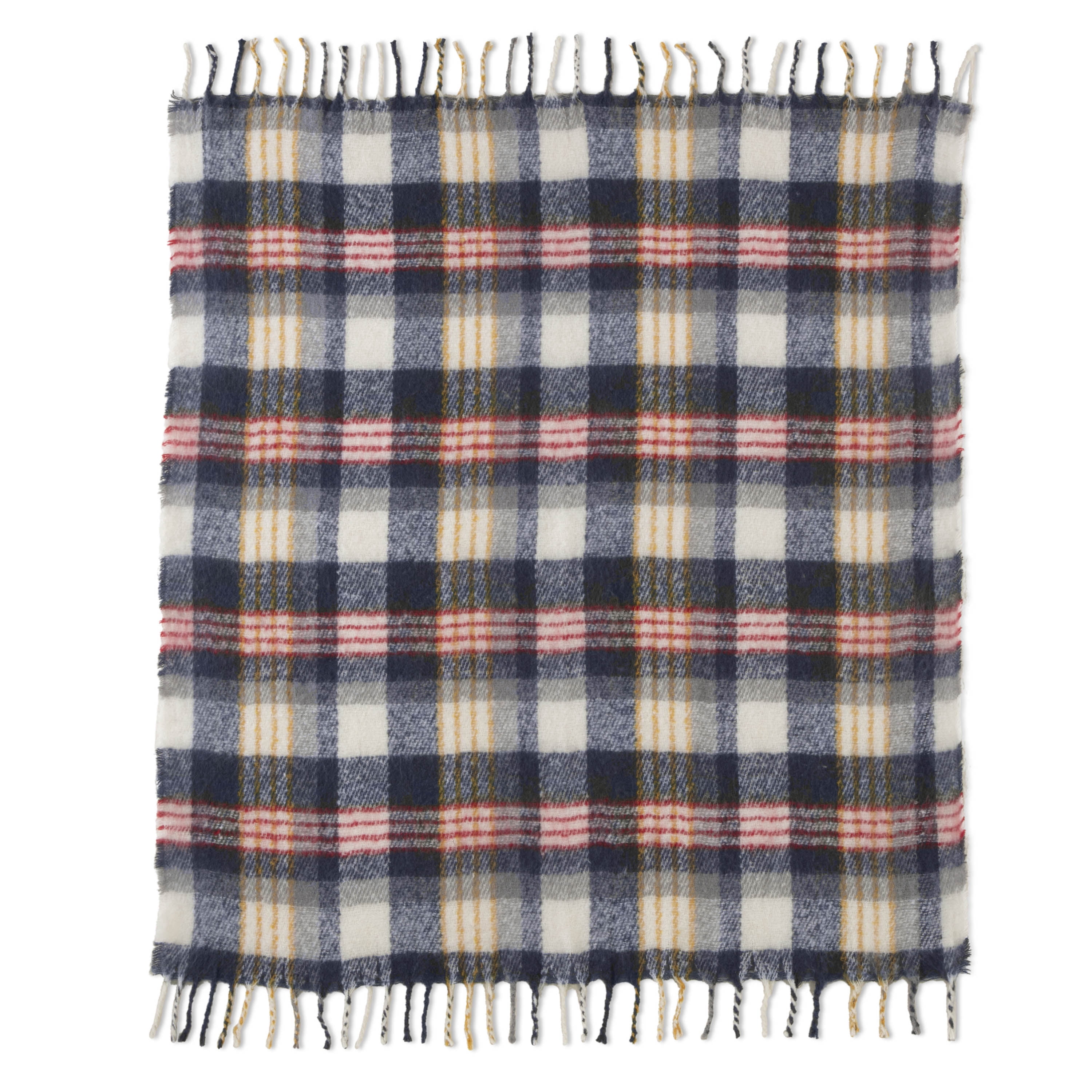 Vellux Mohair Plaid Throw