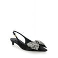 thumbnail image 2 of Dolce & Gabbana Svarovsky Bow Kitten Heel Black (Women's), 2 of 4