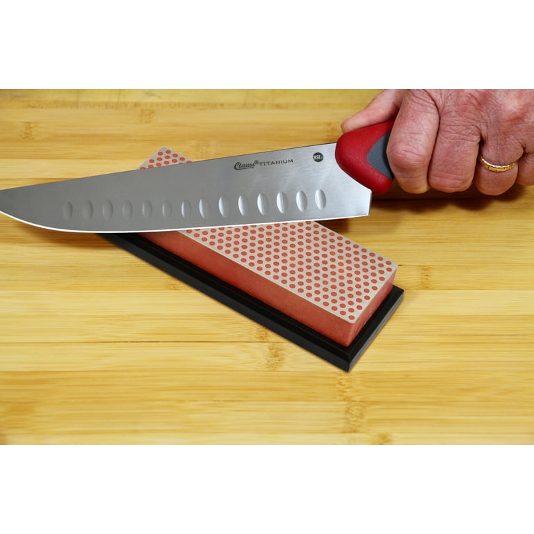 Knife & Tool Sharpening Stone with Handle ~ Fine
