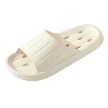 

Mens Slippers Couples Shower Room Home Non Slip Breathable Massage Soft Sole Comfortable Flat Shoes Slippers for Men Size 41