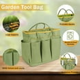 thumbnail image 3 of BN-LINK Garden Tool Set, 9 Piece Stainless Steel Rust-Proof Heavy Duty Gardening Tools with Non-Slip Rubber Handle, Durable Garden Tool Bag, Ideal Gardening Gifts for Women and Men, 3 of 8