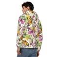 thumbnail image 4 of Naloa Butterflies2 Men’s Hoodies, Zip up Hoodie, Sweatshirts,Hoodies for Men Sizes S-3XL-Large, 4 of 5