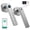 Silver, variant on Fingerprint Door Lock — Smart Door Handle & Biometric Lock Featuring A Keypad and IC Card Support for Keyless Entry; Suitable for Bedrooms, Homes, Hotels, Offices, and Apartments.