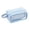 Blue #015, variant on Large Capacity Pencil Case 3 Compartments, Pencil Pouch Bag with Zipper Portable Handle, Pen Case Bag Stationery Organizer for Office College School Adults Teen Girls Boys Men Women (Purple)