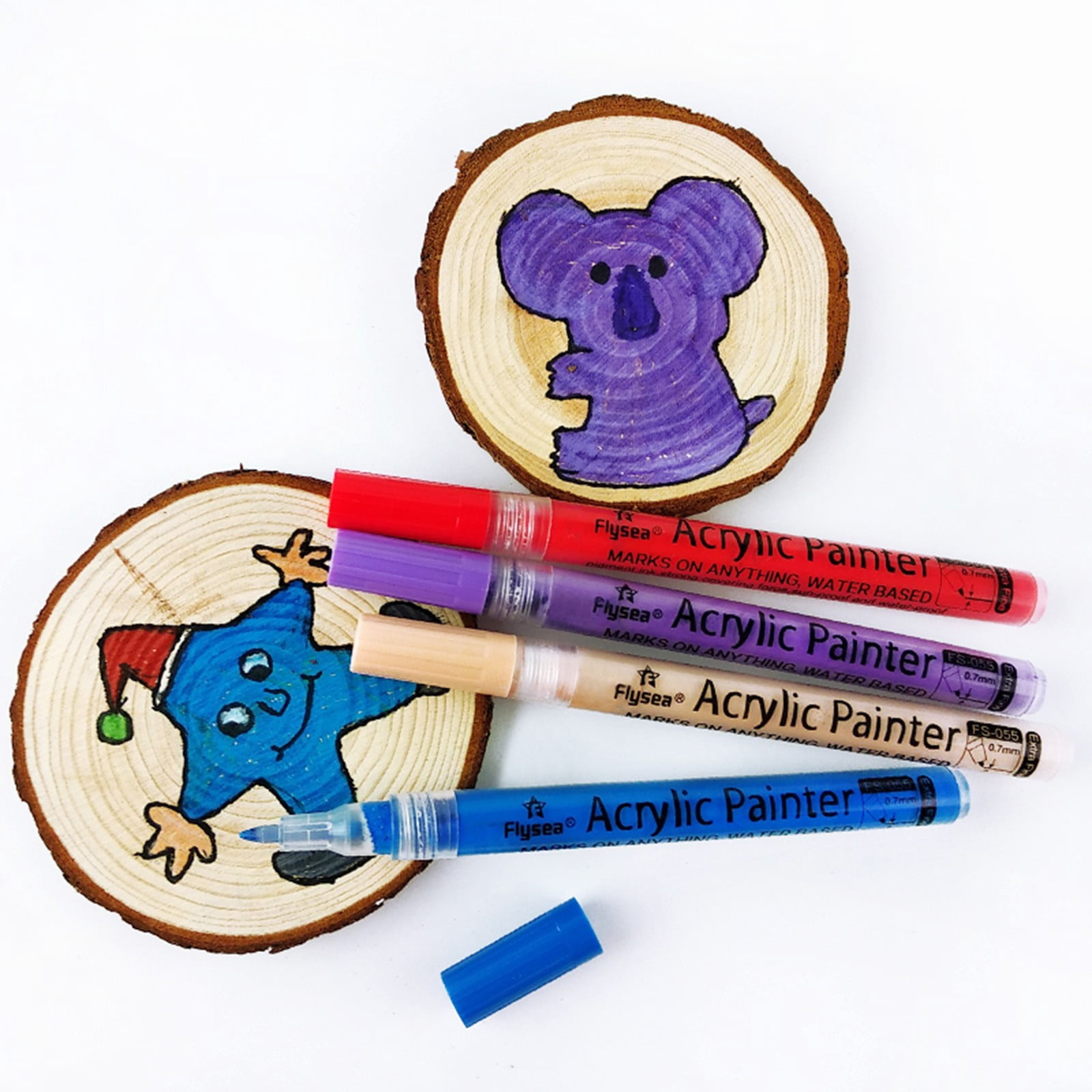 Pens 6ml Marker Acrylic Set Colors Paint Line 30 Pen Hook Pen Pen Office Stationery