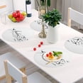 thumbnail image 6 of Ryvnso Free Bird Round Plate Mats Dining Table Placemat Set of 4 for Holiday Decoration, 6 of 7