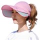 thumbnail image 1 of Sombrero de visera de ala ancha para mujer, gorra de visera de golf, sombrero de protección solar para playa, jardín, tenis, correr, sombrero parasol, 1 of 7