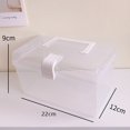thumbnail image 6 of Storage Box Dust-proof Visible Plastic Container with Cover, 6 of 7