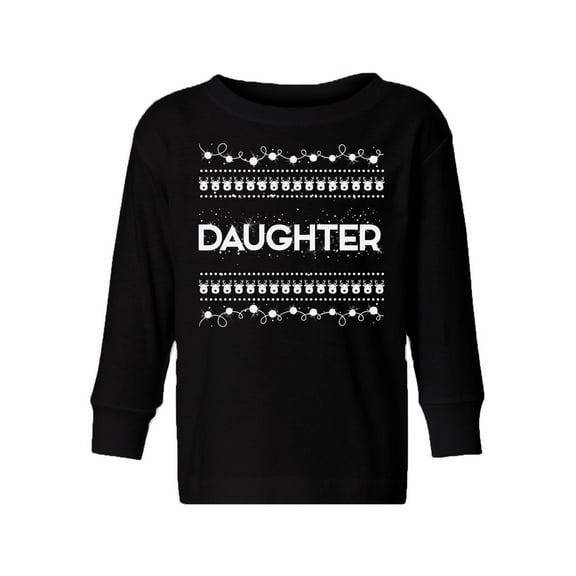 Awkward Styles Xmas Long Sleeve Shirt for Girls Toddler Daughter Christmas Pattern Shirt