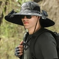 thumbnail image 2 of Solar Brim Hat with Fan, Solar Powered Fan Cooling Hat – for Outdoor Work and Fishing, Fishing Hat with Built in Fan, 2 of 8