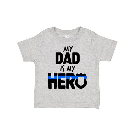 

Inktastic My Dad is My Hero Police Officer Family Boys or Girls Toddler T-Shirt