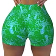 thumbnail image 2 of Fotbe Octopus1 Shorts Sin Costuras – Shorts Deportivos de Cintura Alta para Mujer, Elásticos para Gimnasio, Yoga, Running o Ciclismo-Medium, 2 of 8