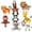 style A, variant on Zoo Felt Animal Sewing Kits Stuffed Animals Set Felt Animals Felt Felt Plush Ornaments Set for Beginner Girls Boys Teens style B