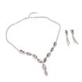 thumbnail image 1 of Conjunto De Joyería Nupcial Con Diamantes De Imitación, Elegante Collar Con Diamantes De Imitación, Conjunto De Pendientes Colgantes, aleación Ligera Brillante Atemporal Para, 1 of 7