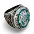 thumbnail image 4 of 2025 Eagles Tribute Ring – Barkley Fan Replica – Size 9 – Silver Collectible – Ring Only, 4 of 8