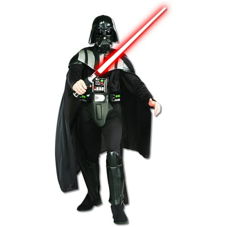 Deluxe Star Wars Darth Vader Adult's Costume And Lightsaber Bundle