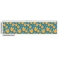 thumbnail image 3 of Animal Fabric by the Yard, Cat Faces Leaf Shaped Motifs Paw Footprints and Dots Art Illustration, Decorative Upholstery Fabric for Chairs & Home Accents, Dark Turquoise Multicolor by Ambesonne, 3 of 5