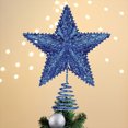 thumbnail image 4 of 10 Adornos Navideños Para La Punta Del Árbol Con 20 Mini Luces Led Decoración Navideña Para Las Fiestas Ornamento Navideño Brillante En Forma De Estrella Decoración Para La Punta Del Árbol Funciona, 4 of 6