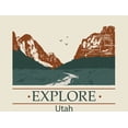 thumbnail image 2 of Adventure Society Explore Utah Adult Natural Crew Neck Short Sleee Tee-XXL, 2 of 2