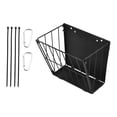 thumbnail image 2 of DimyFew Rabbit Hay Feeder Carbon Steel Foldable Frame Grass Rack Food Holder Cage Accessories Portable Buckle Straps Suitable for Chinchillas Home Outdoor 17., 2 of 8