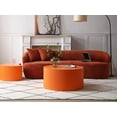 thumbnail image 6 of kevinplus 86.6'' Curved Sofa Couch for Living Room, Modern Boucle Fabric Contemporary Upholstered Living Room Sofa Couch, 3-Seat Luxury Couch for Bedroom Apartment Studio Small Space, 6 of 8