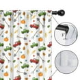 thumbnail image 4 of Blackout Kids Curtains,Cartoon Farm Vehicles Pumpkins White Pattern Childrens Insulated Curtains Set Of 2,Bedroom Essentials,Toddler Room Decor 42"x54", 4 of 5