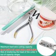 thumbnail image 3 of Alicates para cortar alambres Nuanchu Braces, acero inoxidable, 12 cm, 3 of 6