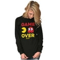 thumbnail image 4 of PACMAN Game Over Blinky Ghost Long Sleeve TShirt Men Women Brisco Brands S, 4 of 6