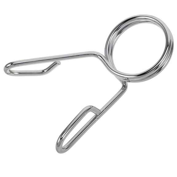 MEIBUTYUP Barbell Clamp with Ergonomic Handle Adjustable Spring Clips for Secure Gym Weightlifting