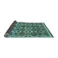 thumbnail image 2 of Ahgly Company Indoor Square Abstract Light Blue Modern Area Rugs, 8' Square, 2 of 4