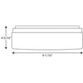 thumbnail image 3 of Progress Lighting Maier 1-Light LED Flush Mount, Brushed Nickel, Etched White Opal Acrylic, 3 of 3
