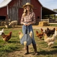 thumbnail image 6 of Chicken Carrier Bag With Closure And Long Strap, Handheld Poultry Transport Bag For Outdoor Use, Lightweight Canvas Chicken Tote For Travel And Farm,D - One Size, 6 of 6