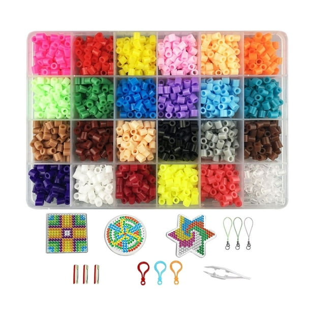 Perles de fusible à eau bricolage pour enfants, 24 couleurs, 5500 pièces