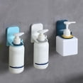 thumbnail image 2 of Wall Mounted Shampoo Bottle Shelf Self-Adhesive Liquid Soap Shower Gel Organizer Hook Holder Hanger Bathroom Accessories, 2 of 6