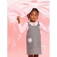 thumbnail image 4 of Hello Kitty Toddler Girls' Embroidered Tee and Pinafore Dress Set, 2-Piece, Sizes 12M-5T, 4 of 10