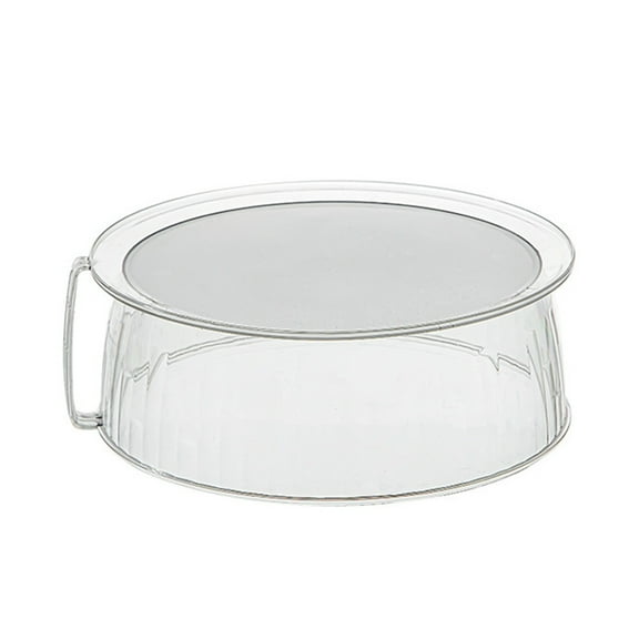 10" Large Microwave Splatter Cover, Food Cover and Raised Handle, BPA-Free Splatter Guard Lid, Multi-Purpose Heat-Resistant Cover for Pots,and Kitchen