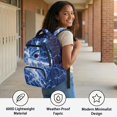 thumbnail image 4 of KUIFORTI Blue Shark School Bag with Lunch Bag Kid Bookbag Set of 4 Durable Boys Backpack Pencil Pouch Water Bottle Sleeve for Elementary Primary Middle School, 4 of 6