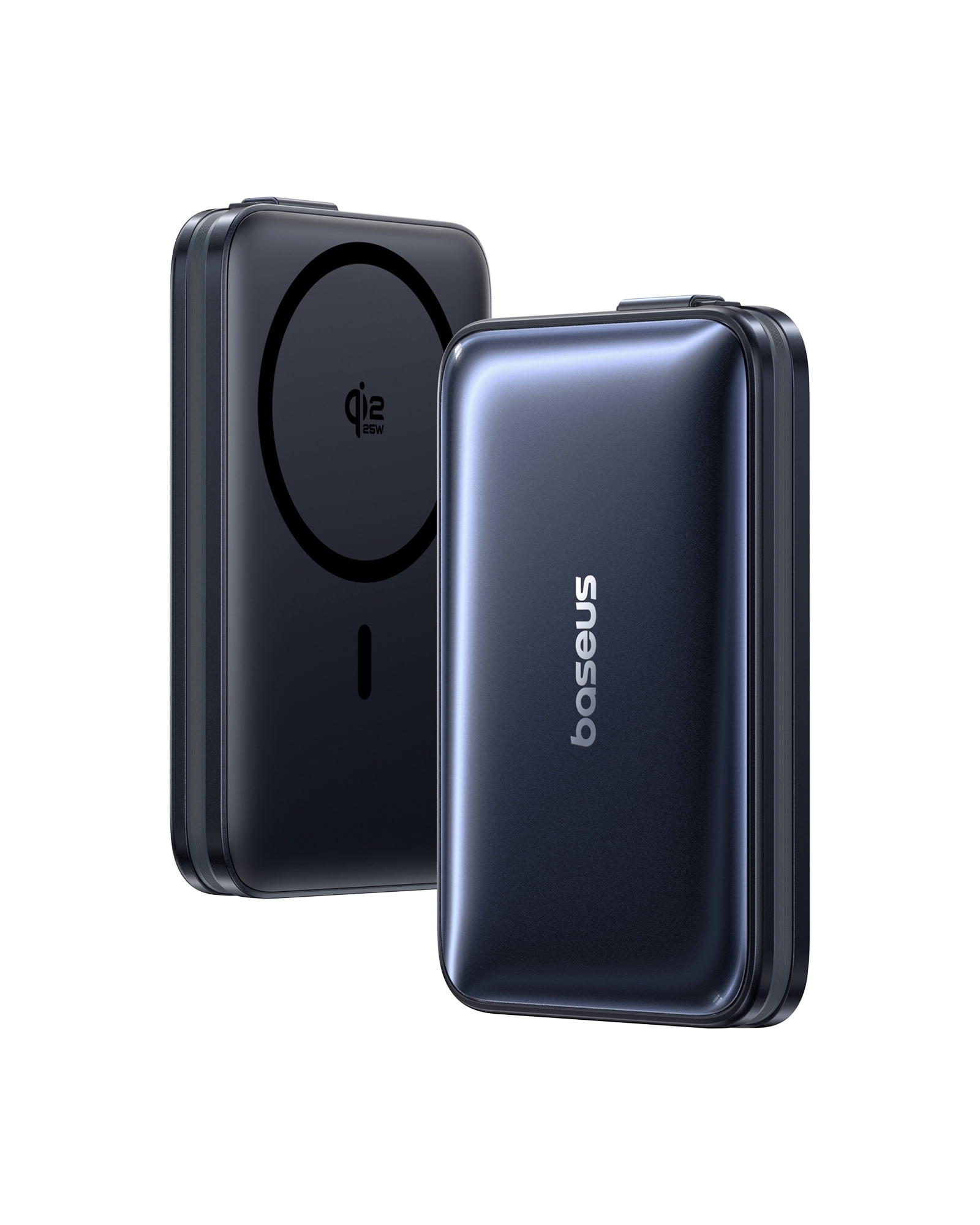 Baseus PicoGo 10,000mAh Magnetic Power Bank with Built-in USB-C Cable - Fast 25W Qi2.2 Wireless Charger for iPhone 17 & Galaxy S25