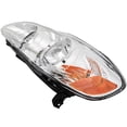 thumbnail image 3 of SCITOO55055170AE CH2502122 Fit For Toyota Corolla 2003 2004 2005 2006 2007 2008 Headlamp in Chrome Housing Amber Reflector Clear Lens, 3 of 6