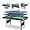 Green(3 in 1), variant on 3-in-1 Multifunctional Game Table with Pool Table, Table Tennis Table and Dining Table, Indoor Game Table for Adults and Children, Folding Pool Table with Complete Accessories, Green