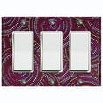 thumbnail image 1 of Metal Light Switch Plate Cover Colorful Safari African Tribal Art Pattern SFR023, 1 of 13