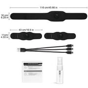 Kepeak Abs Stimulator Muscle Training Fitness Workout Equipment Ab Core Toner Belt for Abdominal/Arm/Leg Full Set Fit 23''-60'' man and woman