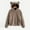 Khaki, variant on Womens Teddy Bear Fleece Hoodie Hoodies Fleece Oversized Sweatshirt Casual Plush Pullover Long Sleeve Sweatshirts Soft Comfy Fleece Trendy Winter Clothes Loungewear Pajama