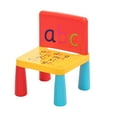 thumbnail image 3 of Safe Plastic Children Colorful Table and Chair Alphabet Pattern Kids Stool Baby Home Decor, 3 of 6