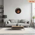thumbnail image 6 of 2D Flat 1pc 10Inch Wooden Marmot Hazelnut Wall Clock - Silent Non-Ticking Battery-Powered Round Clock with Cute Marmot Hands, Large Black_Golden Numbers, Artificial Wood Frame Room,, Living Room, 6 of 7