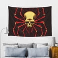 thumbnail image 5 of Xecao Red Skull Spider Print Tapestry, Wall Hanging Room Funny Decor, Backdrop Room Decor for Bedroom Living Room dormitory, 5 of 8