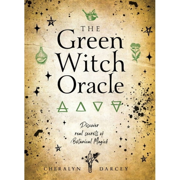 Green Witch Oracle Cards: Discover Real Secrets of Botanical Magick, (Hardcover)