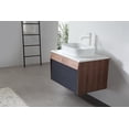 thumbnail image 2 of Ronda 30" Dark Blue Wall Mount Bathroom Vanity, 2 of 7